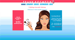 Desktop Screenshot of frankkosmetik.at